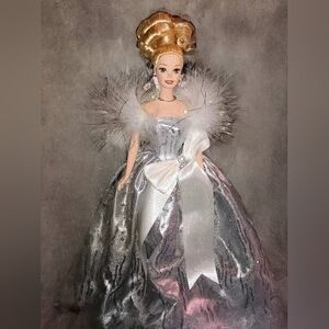 Royal silver barbie doll
